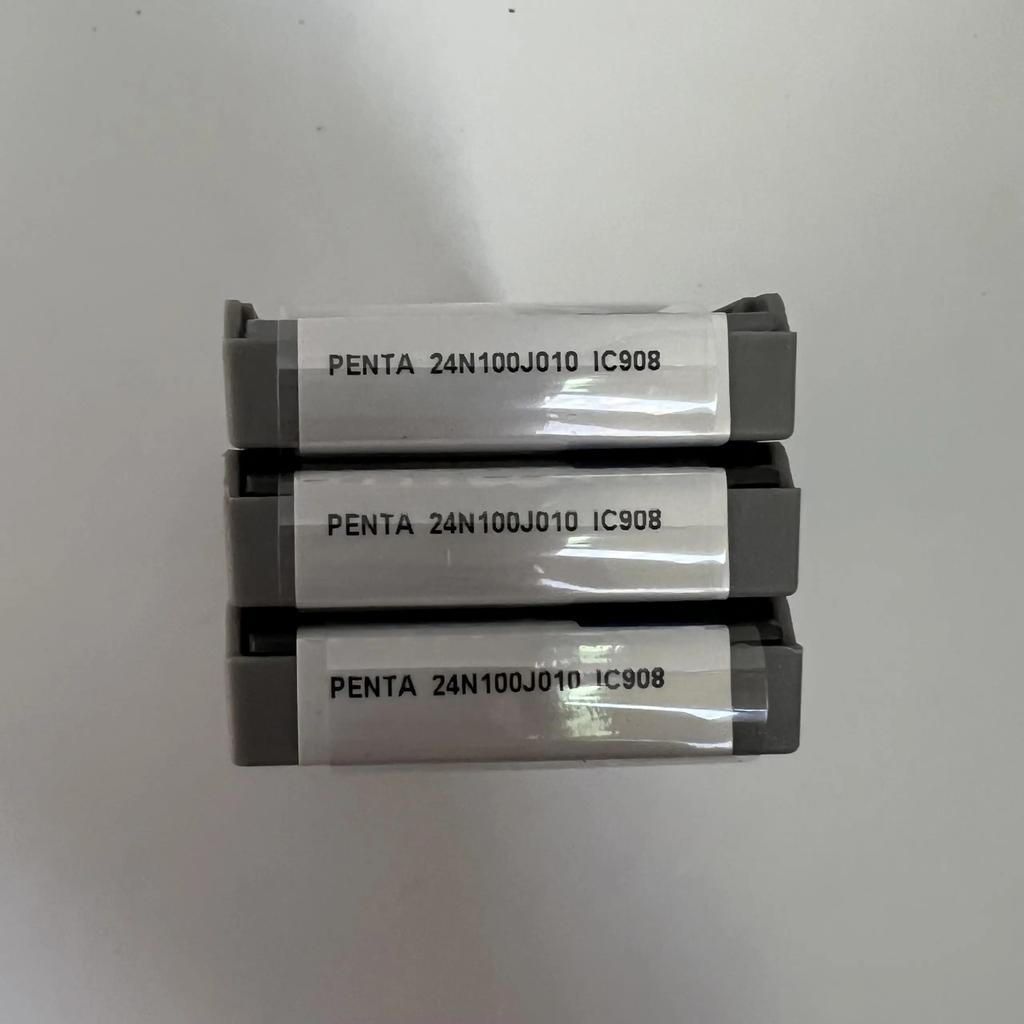 ISCAR / PENTA 24N100J010 IC908   Industrial indexable carbide inserts 5 Pcs