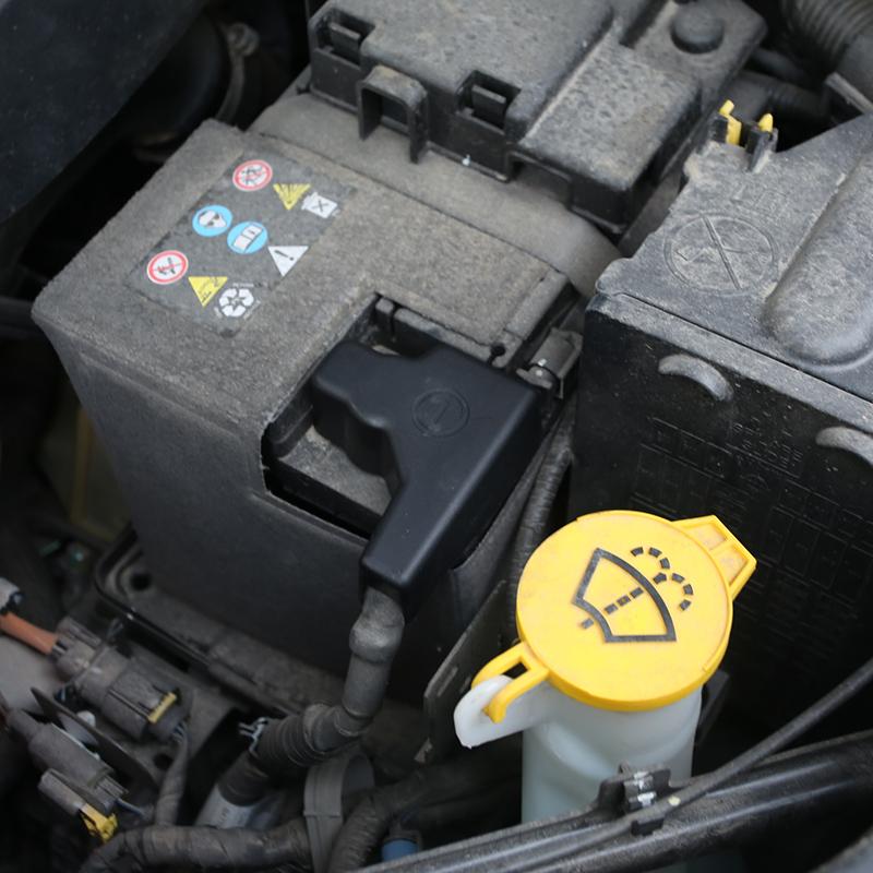 My Good Car Non-flammable ABS Negative Power Batteries Cover Battery Protection Covers for Jeep Compass 2017 2018 Car Parts