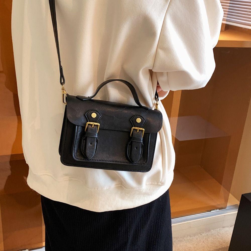 

Сумка-мессенджер в студенческом стиле JK Small Square Bag Портативная сумка через плечо для студентов