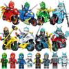 61015 Ninja Motorcycle Building Block Miniature Small Particles Assembled Toy Bag