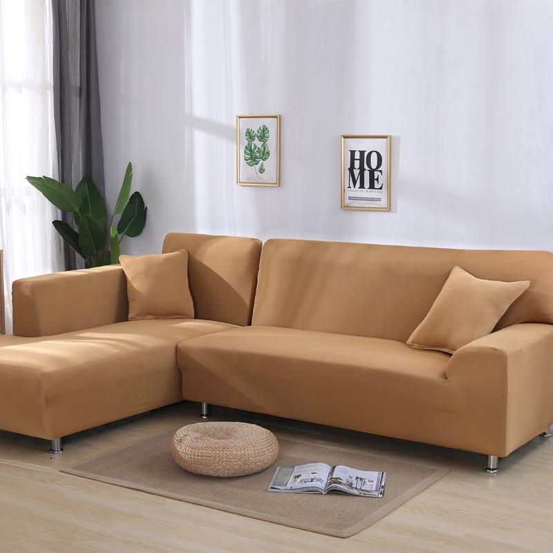Solide Ecksofabezüge, Couch-Schonbezüge, elastisches Material, Sofa-Hautschutz für Haustiere, Chaiselongue-Bezug, L-förmiger Sofa-Sessel