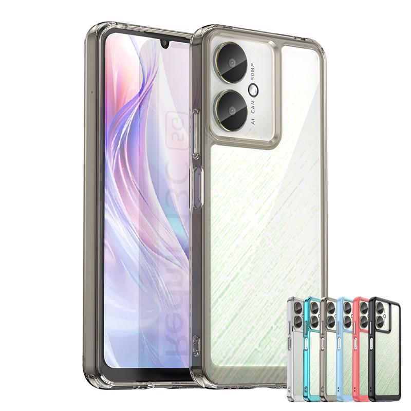 For Xiaomi Poco C65 Case Xiaomi Poco C65 Cover Luxury Shockproof Hard PC TPU Protective Phone Back Cover For Xiaomi Poco C65
