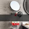Bathroom Makeup Mirror Folding Telescopic Wall-mounted Beauty Mirror Double-sided High Definition Beauty Without Punching