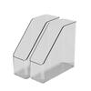 1/2pcs Desktop File Folder Book Magazine Holder Plastic Desk Document Paper Organizer Vertical Storage Rack Office Stand Shelf