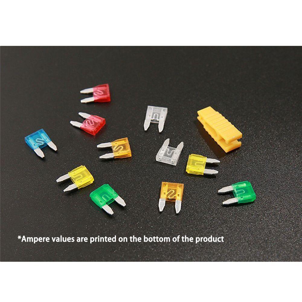 100pcs ATC ATO ATM AUTO Boat Motorcycle Assortment Blade FUSES Kit Case Assorted Car Fuse