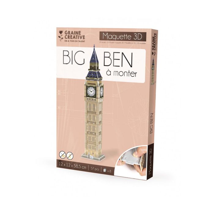 3D Puzzle Big Ben Model - Graine Creative We All Have Talent