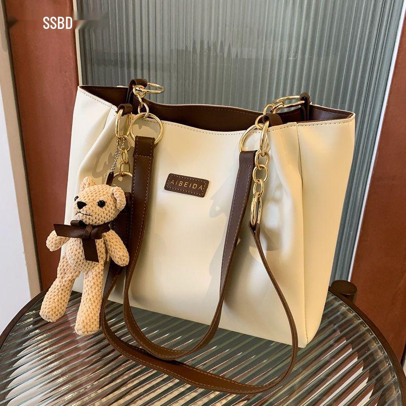 

Women s Trendy College Tote Bag - Large Capacity, Fashionable & Versatile Shoulder Bag for Commuting Bag Only