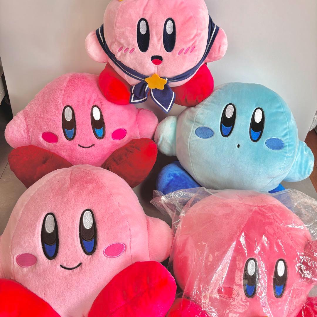 [Rare Good Condition] Kirby BIG stuffed animals 5 items 25th out of print original Rauwan limited
