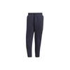 Casual Pants Men's Navy Blue Moderate Straight Fit Pants HK4587