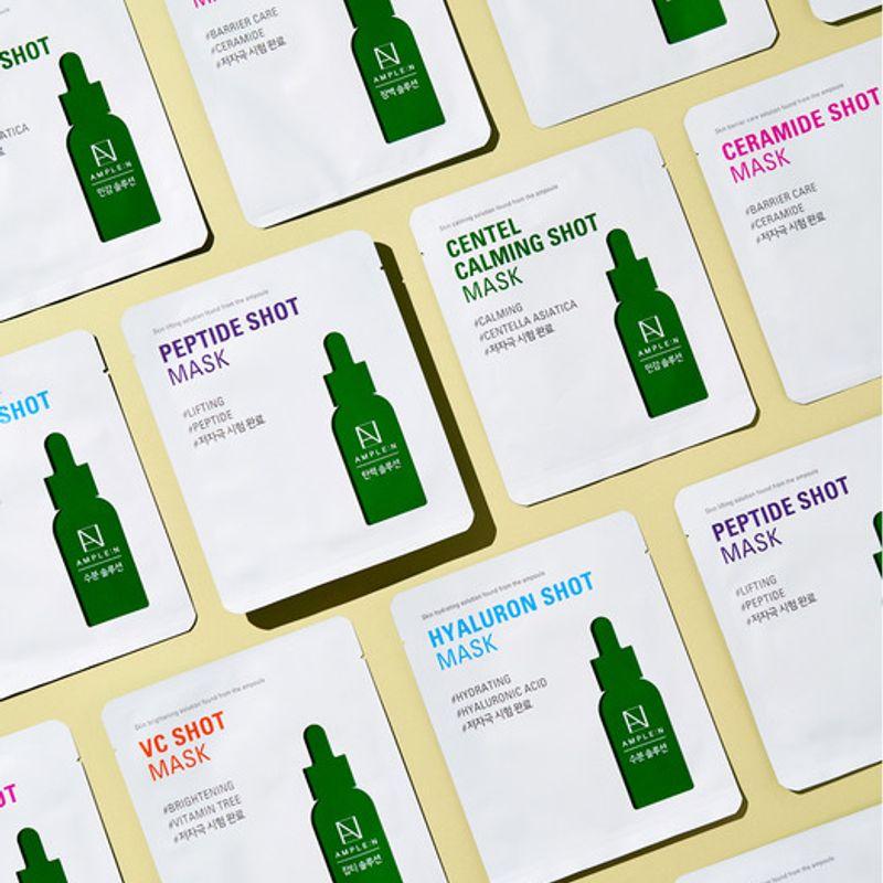 Ampoule N Hyaluronic Shot Toner 600ml + 30ml Ampoule (n types/choose 1) + 1 random mask pack