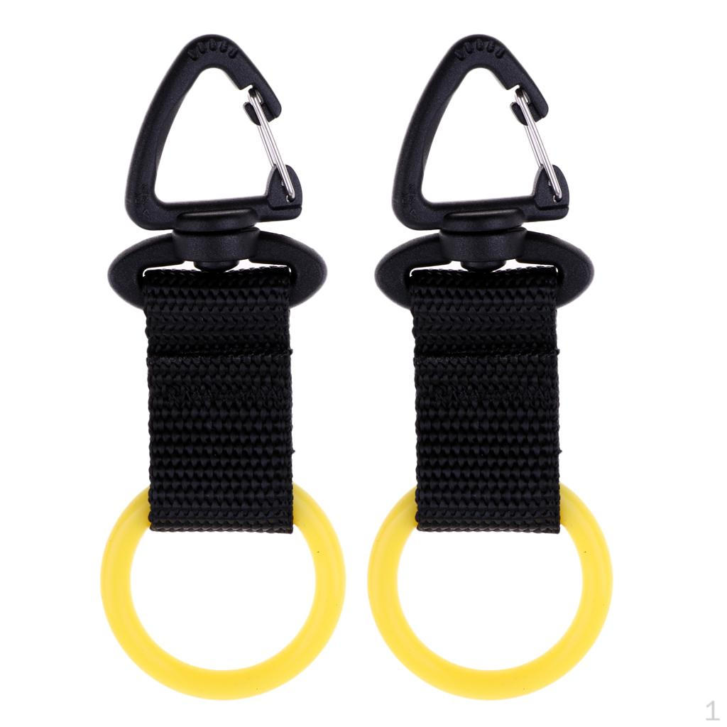 Pack of 2 Mouthpiece Holder Regulator Retainer Clip Lanyard Scuba Diving Snorkeling Gear Equipment