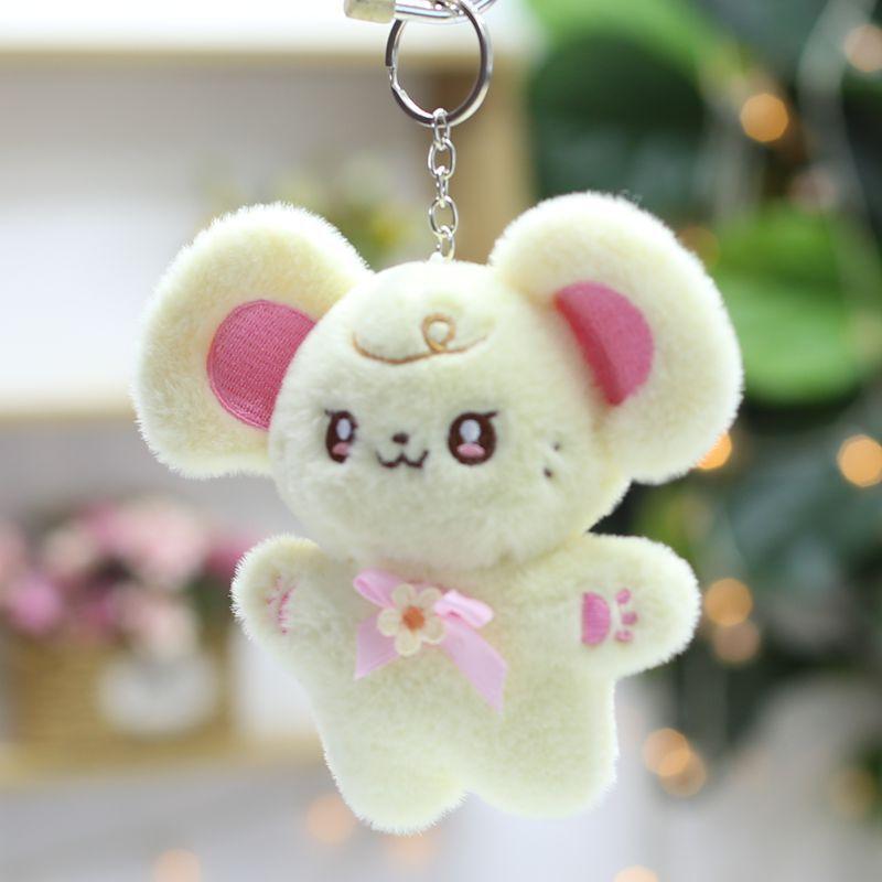 Cute Big Ear Mouse Plush Pendant Toy Doll Bag Hanging Decoration Keychain Grab Machine Doll