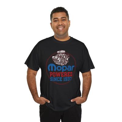 Mopar Powered Unisex Schweres Baumwoll-T-Shirt