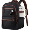 LOVEVOOK Laptop Backpack with Cute Pendant,17.3 Inch Travel Work Backpack Computer Laptop Bag with Large Cup Holder,Waterproof Nurse Teacher College