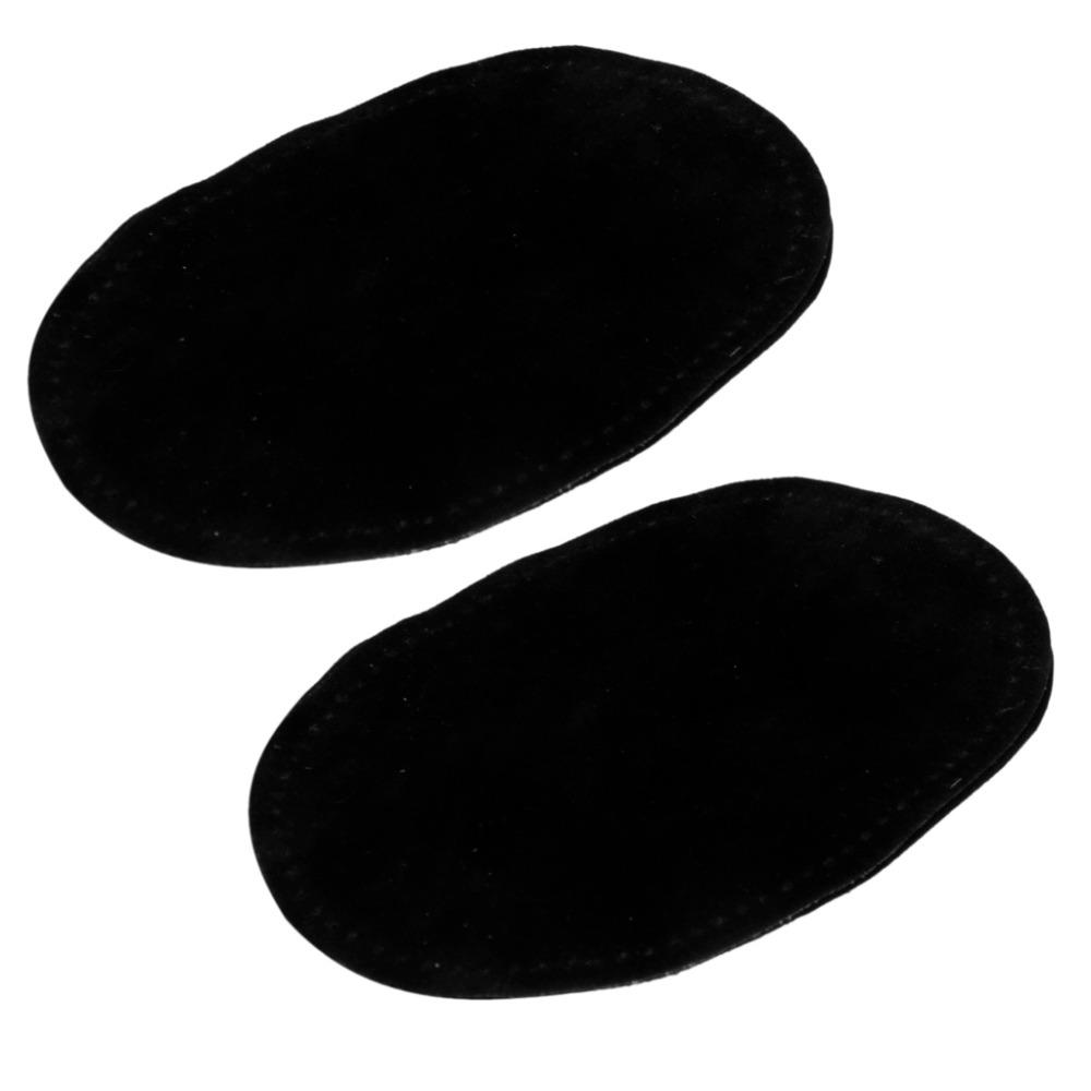 4 pièces Oval Daim Cuir de Vache Coude Genou Patch Velours Thermocollant Patches pour Réparation Pull Vêtement Sac Jean Vêtement Accessoires de Couture