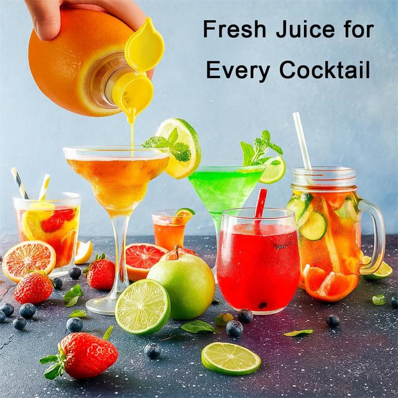 Lemon Lime Squeezer Screw Top Lemon Squeezer Manual Lemon Juicer with Built-In Filter For Lime Squeezer for Cocktails Drinks