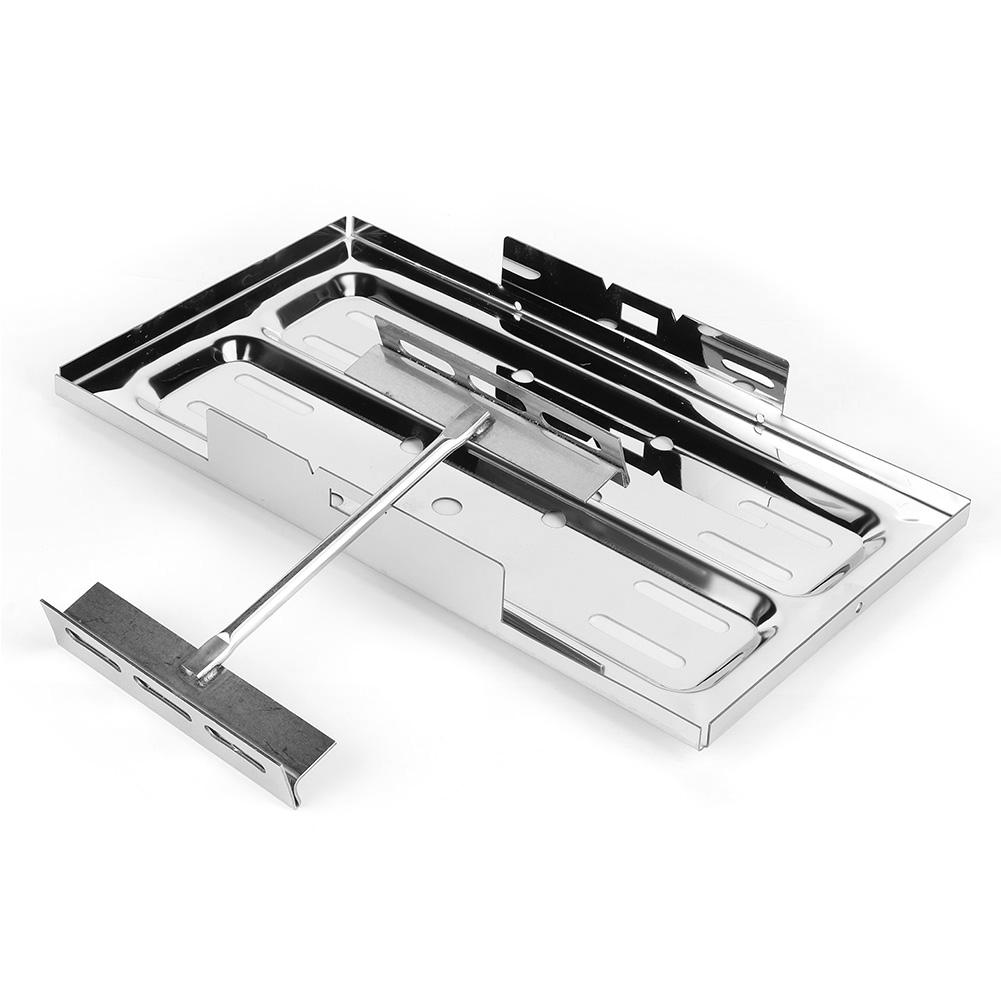 Battery Tray Stainless Steel Universal Polished Holder Hold Down Kit 7 1 2 X 13 1 4in