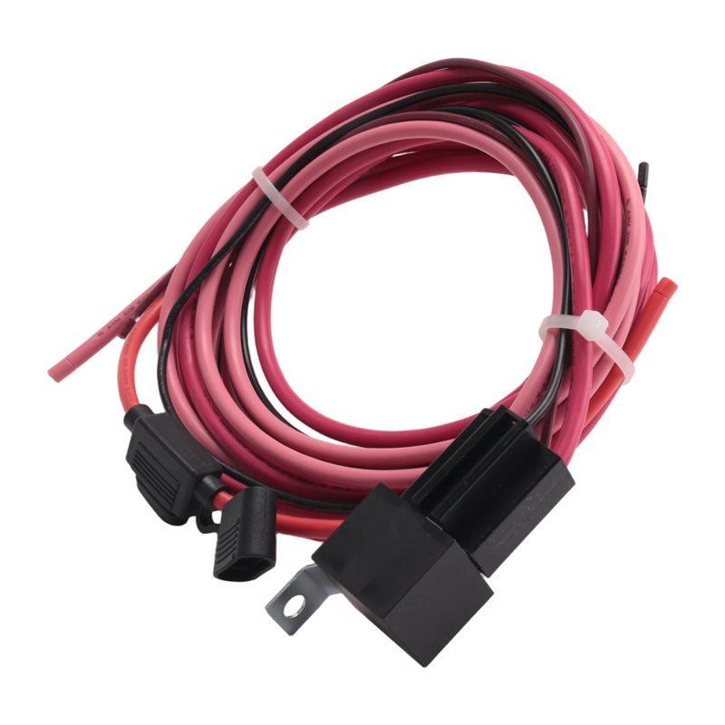 Electric Fuel Pump Relay Wiring Harness Kit Universal 40A Waterproof 12V Switch P/N 30247