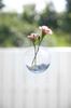 +d Flower Vase Kaki Blue DA-1050-BL [Floating Single Flower Vase]