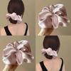 Large Satin Scrunchies Oversized Jumbo Scrunchy Sleeping Giant Muslim Elastic Volumizing Neat Stitching Hair Tie Scrunchie