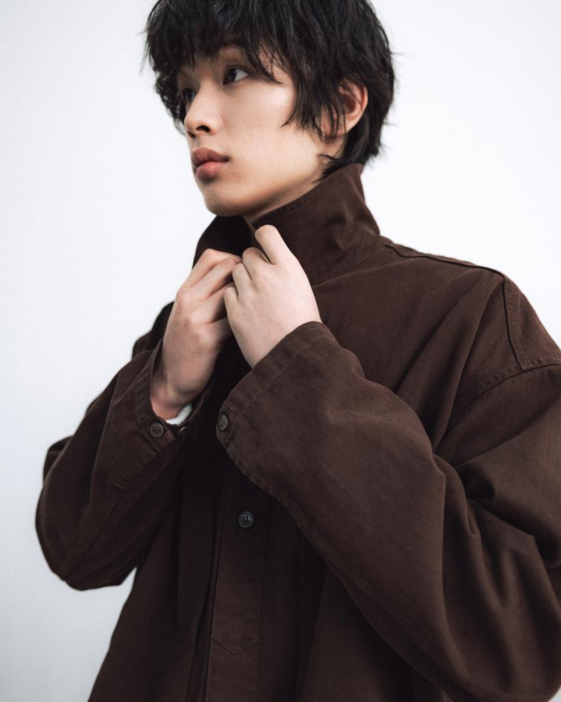 ANGLAN Proper Work Jacket - Brown