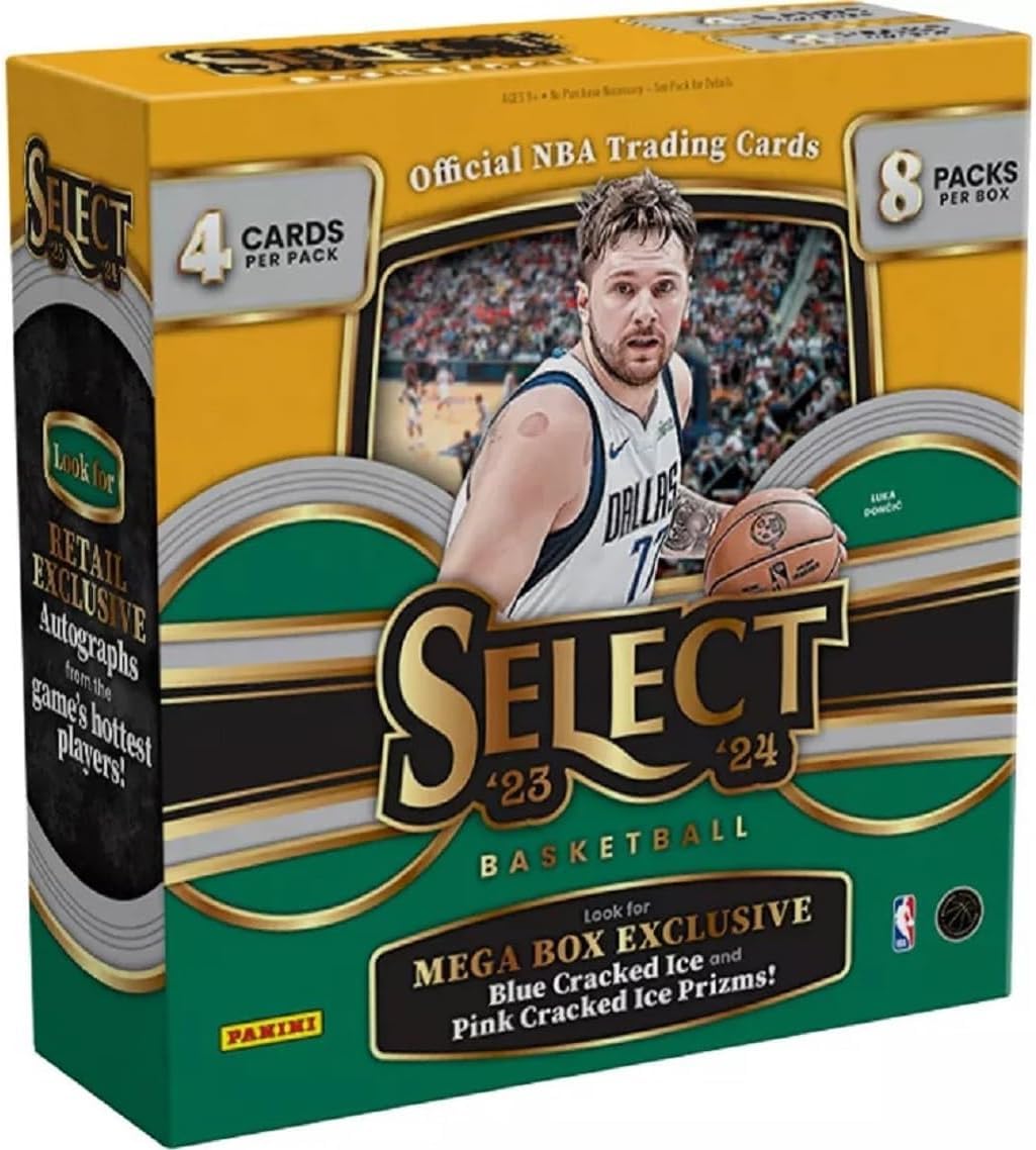 

2023-24 Panini Select Баскетбольный Мегабокс (32 КарточкиКоробка) Синяя и розовая треснувшая ледяная призма 2023-24 Panini Select Basketball Megabox [Предмет]