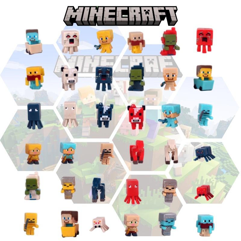 Minecraft Toy Building Blocks Collection Creeper And Ender Dragon Figurines