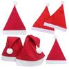 S/L Size Christmas Hat Non-woven Fabric Red Santa Claus Hat Holiday Festival Party DIY Decorations Christmas Daily Necessity ZYF