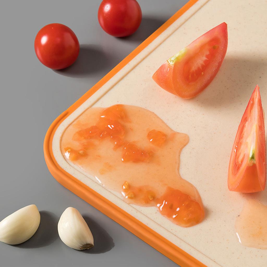 Cutting Board Anti Slip Waterproof Multi Functional Double Sided Chopping Board for Home Kitchen