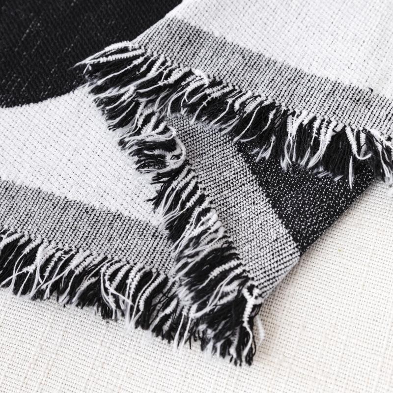 Nordic Tassel Throw Blanket Single Full Four Season Cotton Sofa Cover Dust Anti-cat Scratch Protection Cover Sofa Blanket Carpet