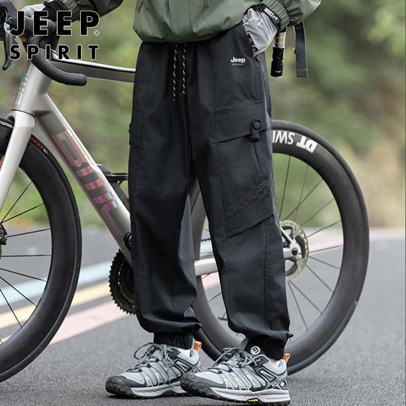 JEEP SPIRIT Men s Autumn/Spring Casual Tapered Cargo Pants 2XL