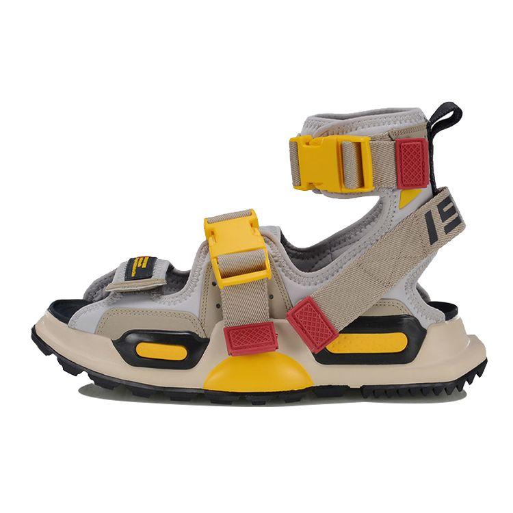 

Li-Ning Перезагрузите Амортизирующие Повседневные Сандалии Мужские Сандалии Серый Желтый AGBP049-5 42⅓