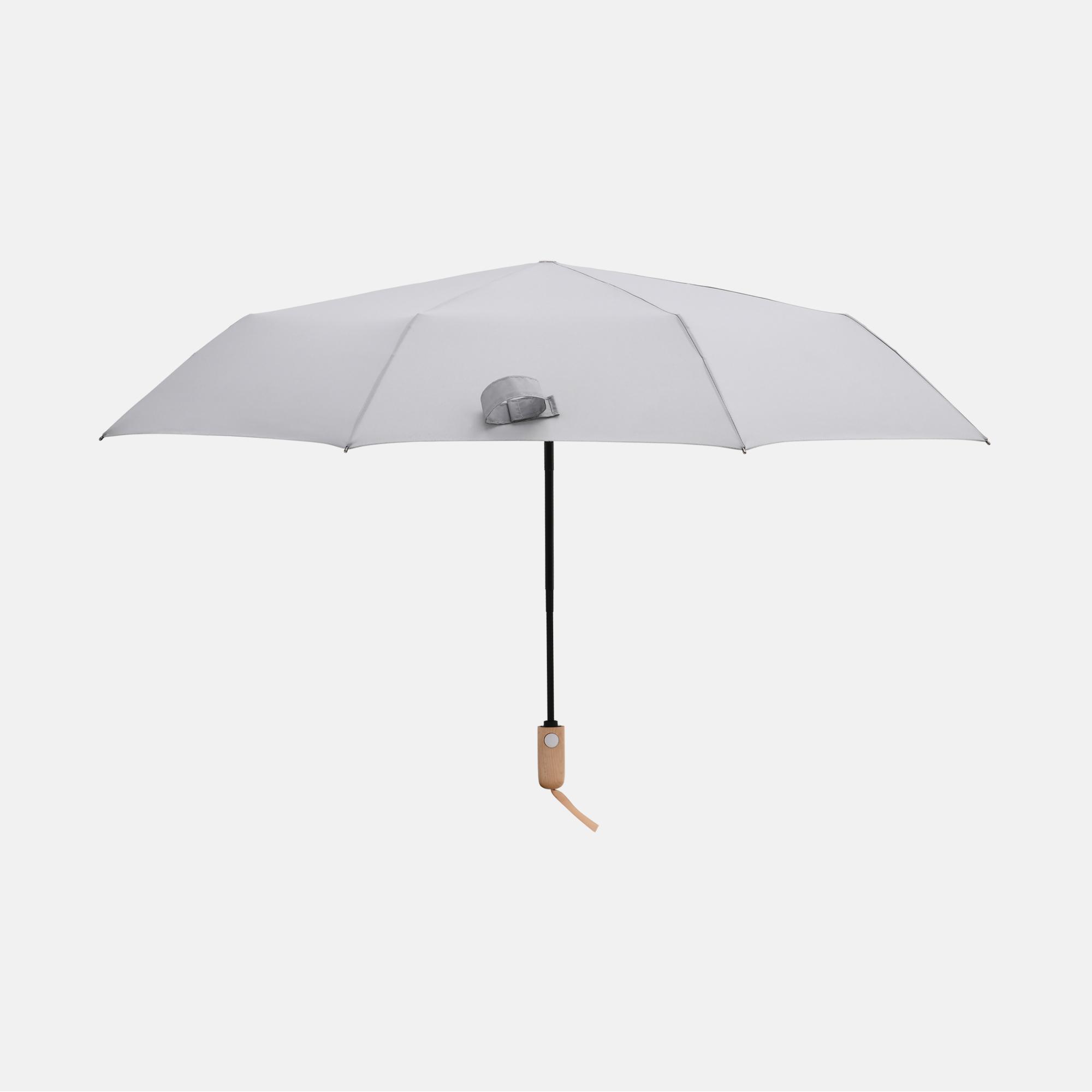 Летний дизайнерский деревянный автоматический зонт от дождя для женщин ветрозащитный 112 — фото 10