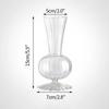 Glass Flower Vase Decoration Household Modern Decorative Vases Hydroponics Plant Bottle Multicolor Flower Plants Desktop Ornament