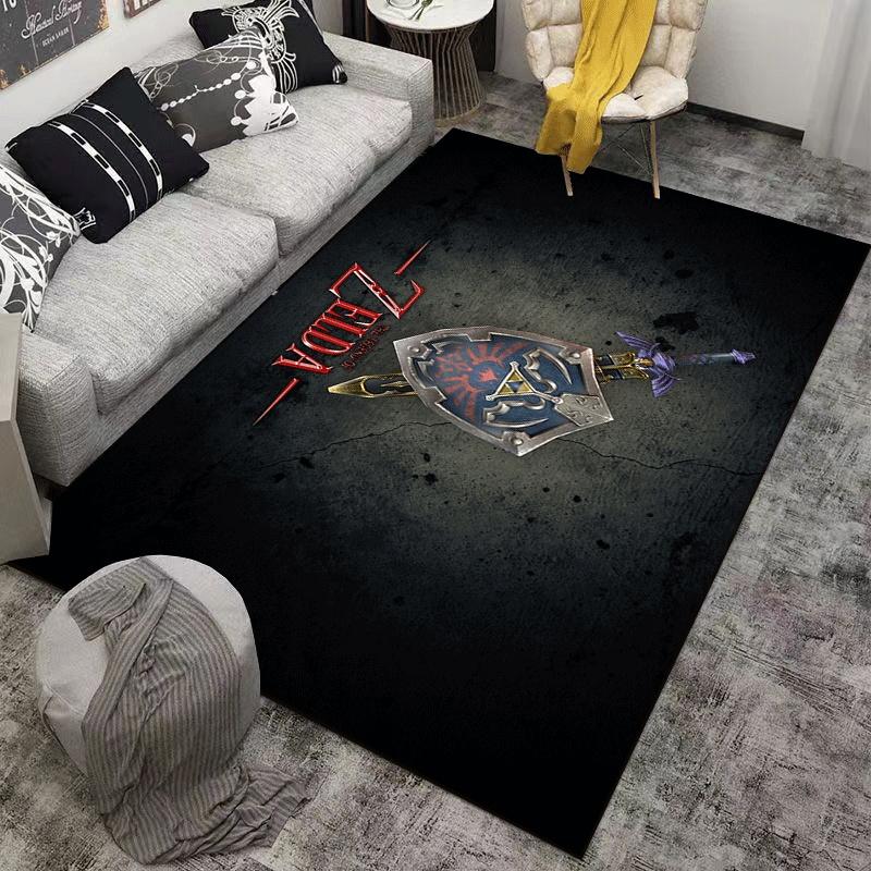 Legend of Zelda Iconic Sword Rug Suitable for Use As an Anti-slip Game Mat for Living Room and Bedroom Sofas