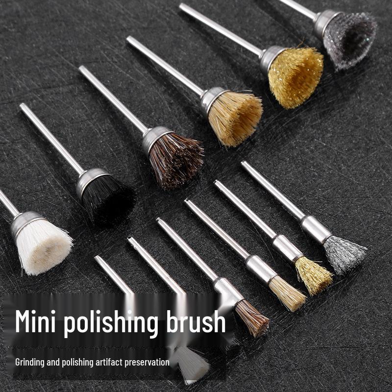 Electric Grinder Steel Wire Brush - Rust & Polishing Head for Walnut & Wenwan Grinding, Steel & Electric Brush.