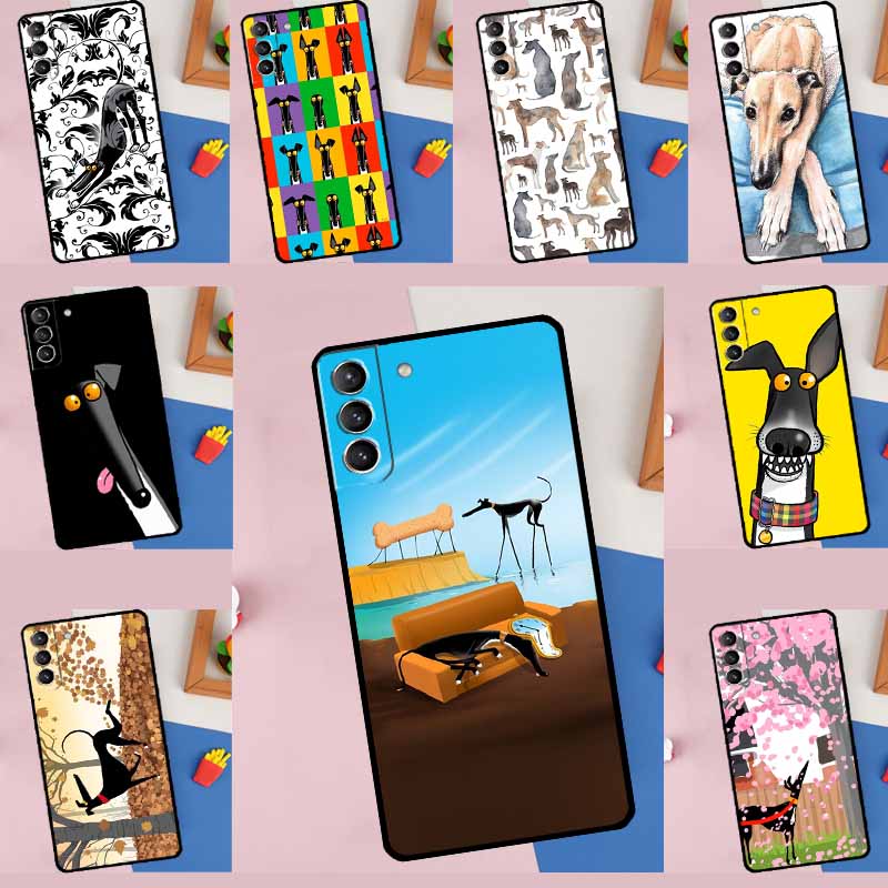 Greyhound Phone Case For Samsung Galaxy S25 Ultra S9 S10 S20 S22 S21 S23 FE S24 Plus Portector Cover