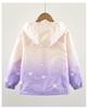 2025 Trendy Girls’ Gradient Windbreaker – Spring & Autumn Style