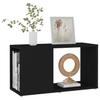 TV Stand Black 60 X 24 X 32 Cm Particleboard
