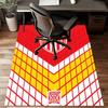 Soccer Player Printed Office Carpet Chair Cushion  Entryway Rug, Rugs for Living Room, Bedroom Christmas gifts