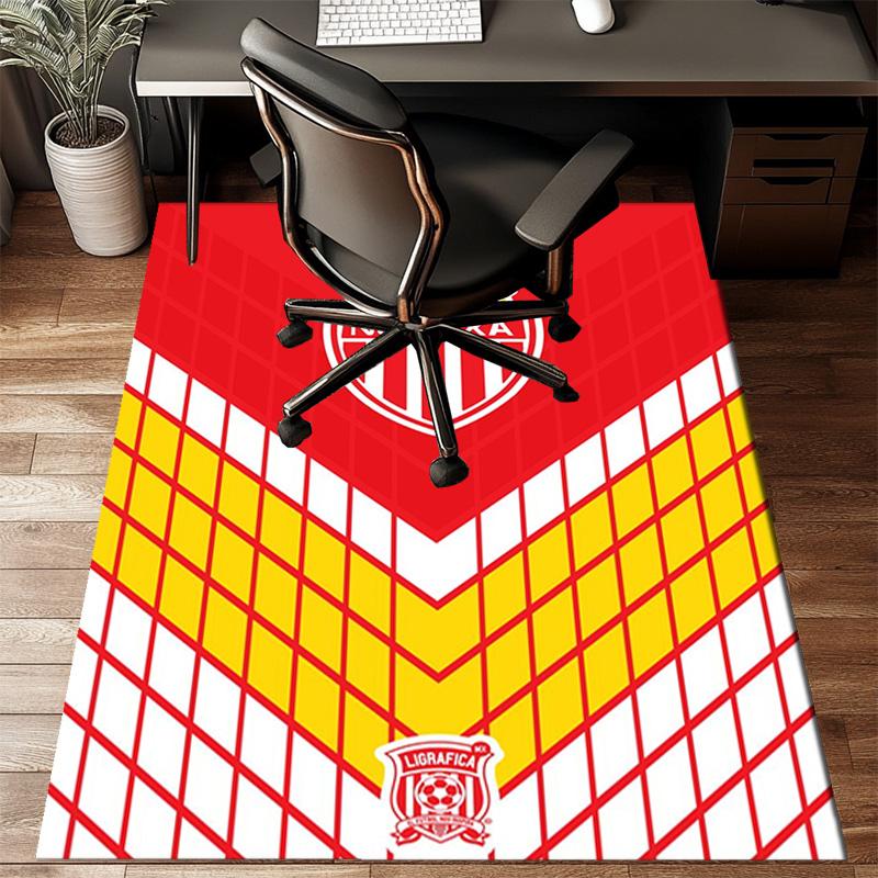 Soccer Player Printed Office Carpet Chair Cushion Entryway Rug, Rugs for Living Room, Bedroom Christmas gifts