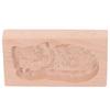 Animal Cookie Mold Lovely Vivid Wooden Biscuit Press Stamp Easy Demoulding Smoothly Cookie Mold Cat