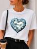 (Asian Size) Plaid Trend Cute Merry Christmas Fashion Short Sleeve T-shirts Women's Top O-neck T Shirt Print Casual New Year Clothing Graphic Tee