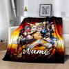 Heroic Fantasy Adventure Customize Text Blanket Throw Personalized Blanket Durable Comfort Great for Sofa Home Decor Office Chair Chair