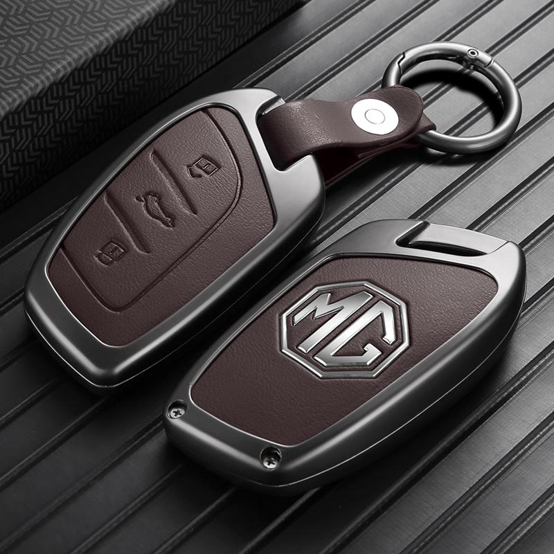 Car Key Cover For MG Zinc Alloy Full Protection Shockproof MG ZS MG 4 MG HS MG 5 MG RX8 Heavy Duty Car Accessories
