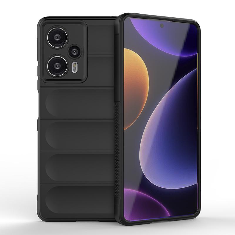 Für Poco F5 Hülle Poco F5 Capas Neue Rüstung Stoßfeste Gummi-Telefon-Stoßstange Rückseite Weiches TPU Für Fundas Xiaomi Poco F 5 F5 Hülle