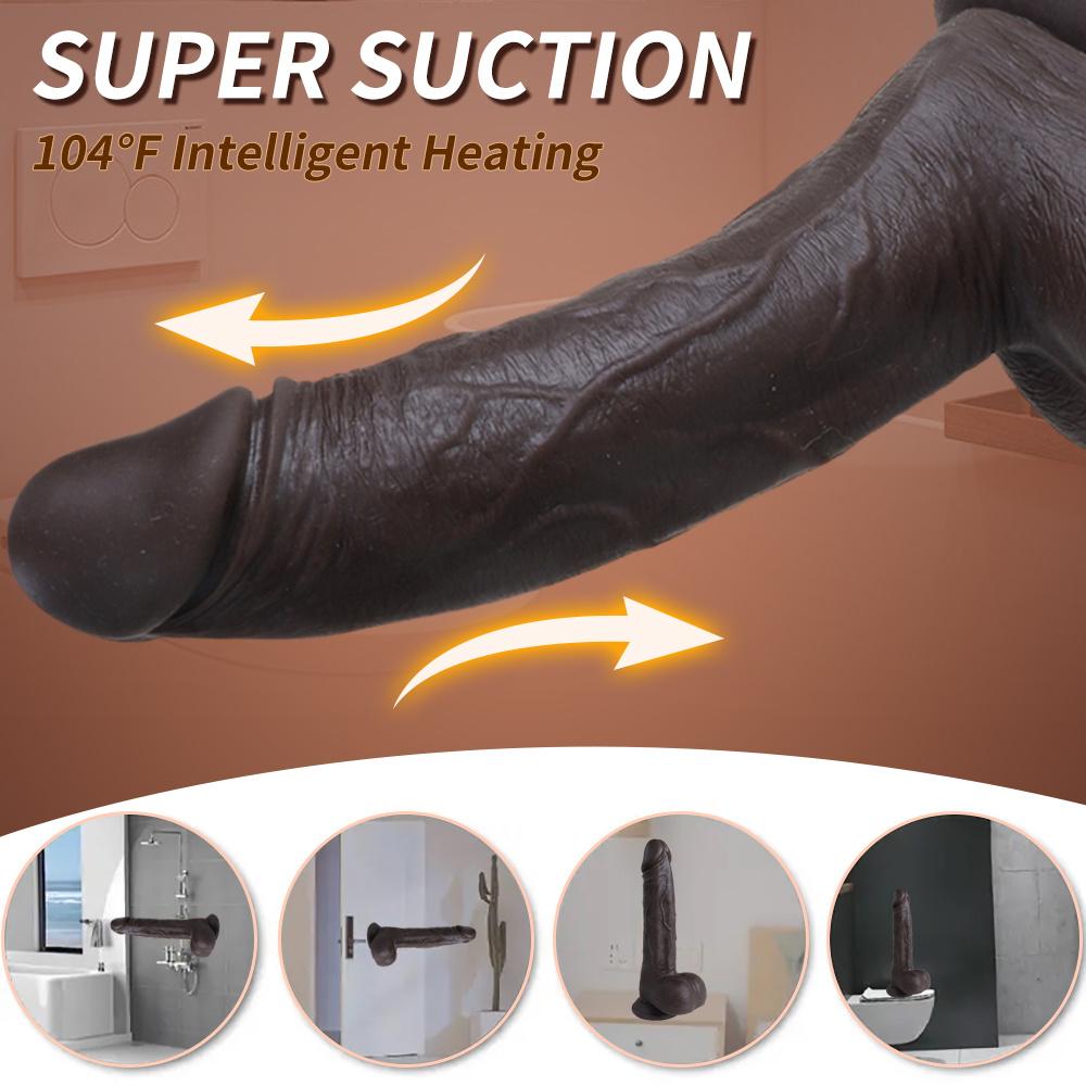 8.6in Electric Vibrator with Suction Cup,Wireless Remote,Heated,9 Vibration Modes.Ideal Gift for Couples,Lovers,Birthdays,Christmas,New Year,Parties
