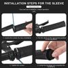 Bicycle Handlebar Grips Anti-Skid Shock-Absorbing Mountain Bike Handlebar Cover Ergonomic Comfortable Rubber Cycling Accessories