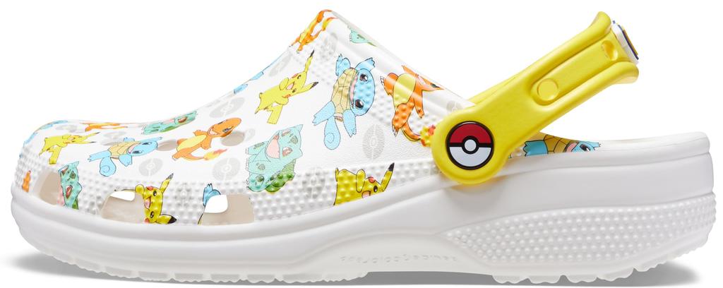 Crocs Unisex Classic Pokemon Clog 24cm 2.0 Sandalen, Weiß/Multi,