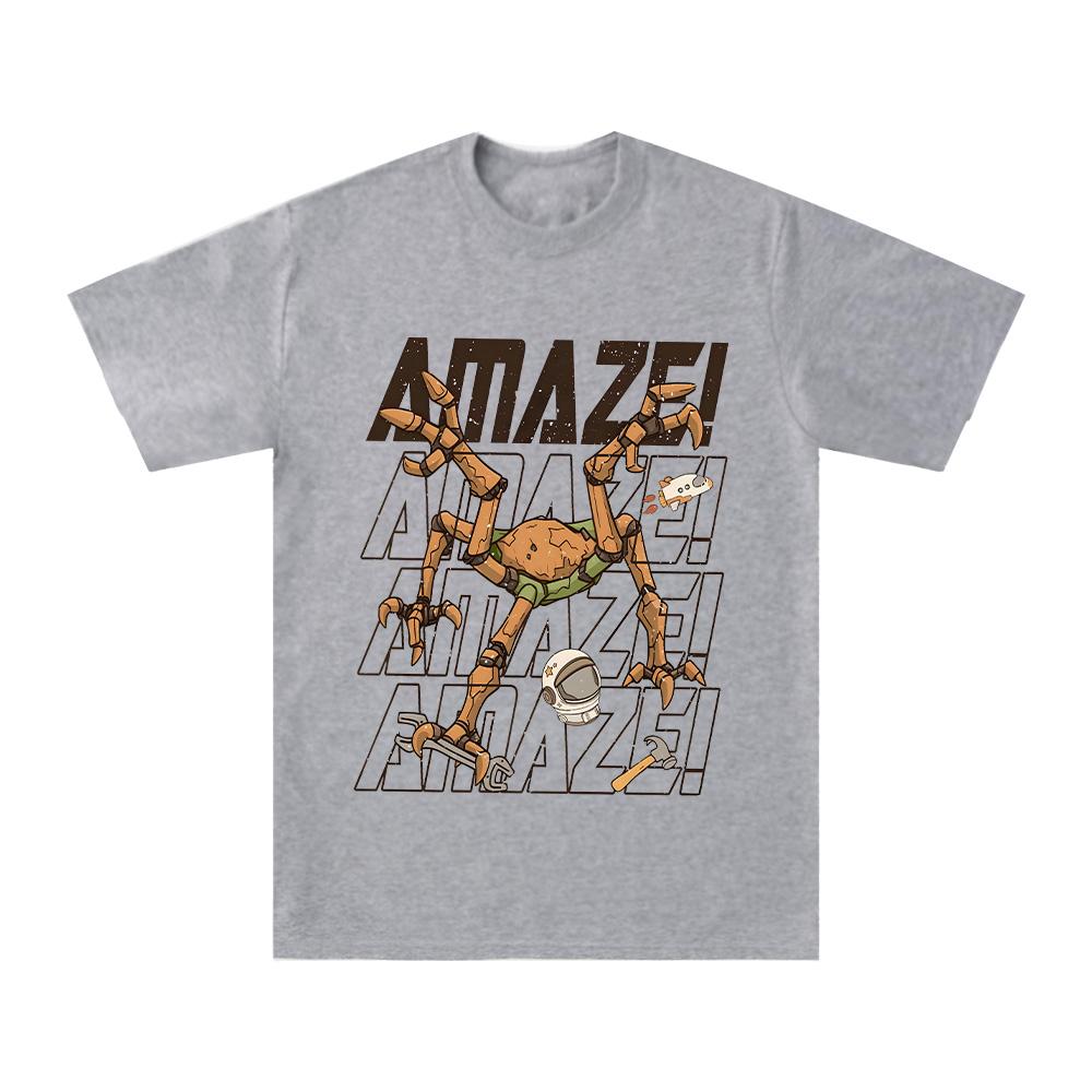

Футболки Rocky Amaze Comfort Натхненні Проєктом «Гейл Мері» Футболка Подарунок для читачів наукової фантастики Чиста 100% Бавовна Одяг Жінки Чоловіки Модна Вільна Аніме Футболка Літні Топи XXL сірий